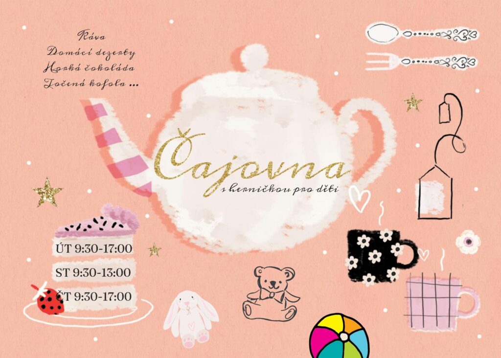 Čajovna s herničkou pro děti