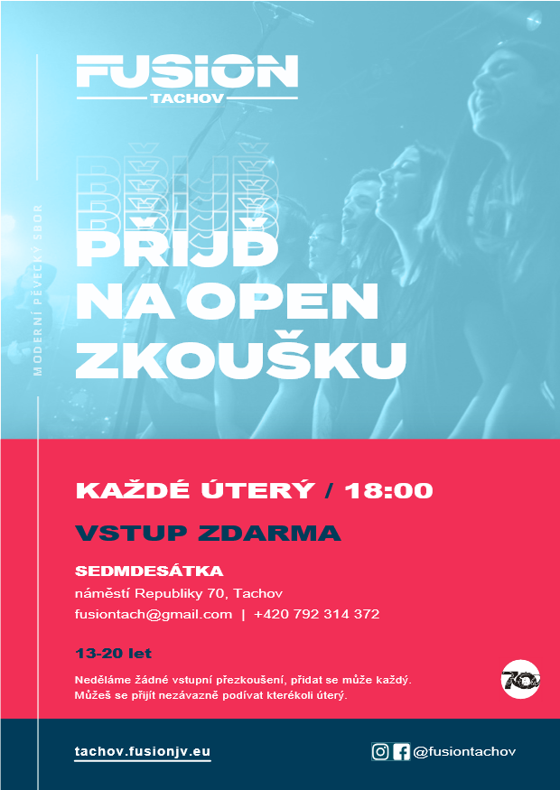 poprockový sbor s kapelou